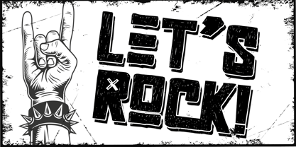 Rocker Squad Font Poster 2