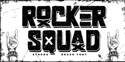 Rocker Squad Font Poster 1