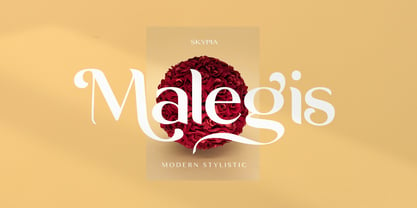 Malegis Serif Font Poster 1