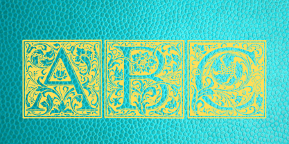 Cloister Initials Fuente Póster 4