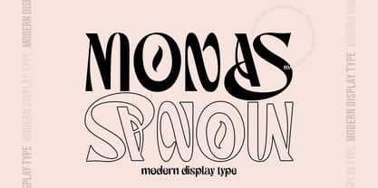 Monas Font Poster 1