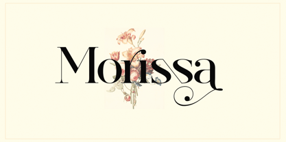 Morissa Font Poster 1