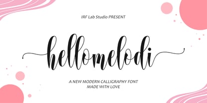 Hello Melodi Font Poster 1
