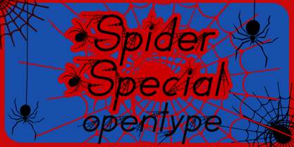 SpiderType Font Poster 3