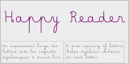 Happy Reader Font Poster 1