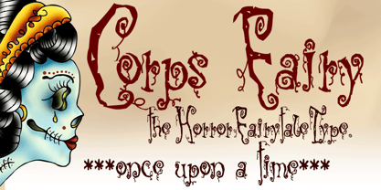 Corpse Fairy Font Poster 1