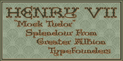 Henry VII Font Poster 1
