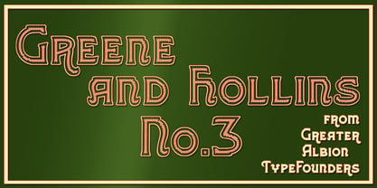 Greene And Hollins Font Poster 4