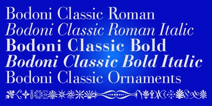 Bodoni Classic Font Poster 3