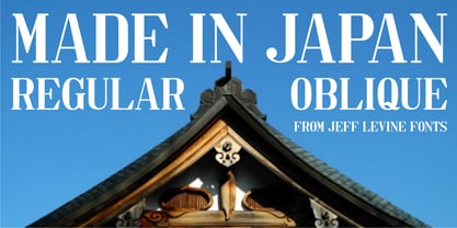Made In Japan JNL Font Poster 1