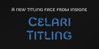 Celari Titling Font Poster 1
