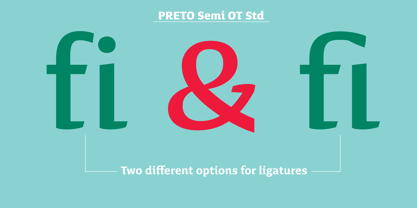 Preto Semi OT Std Font Poster 5