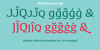 Preto Semi OT Std Fuente Póster 6