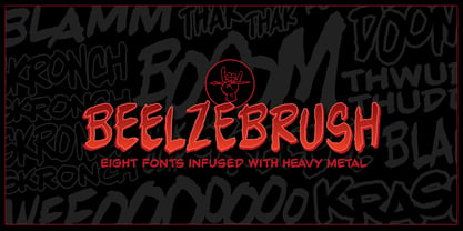 Beelzebrush BB Font Poster 1