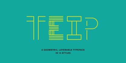 Teip Font Poster 1