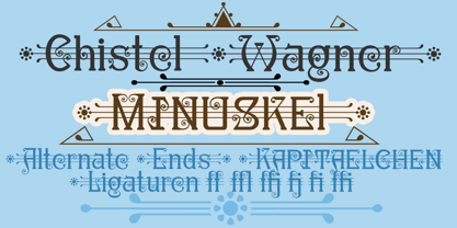 Christel Wagner Font Poster 3