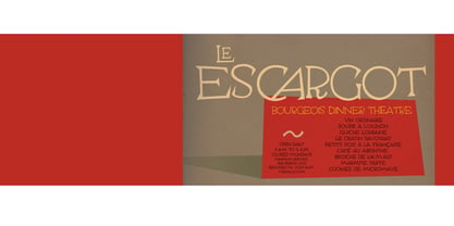 Escoffier Capitaux Font Poster 4