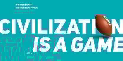 Uni Sans Font Poster 4