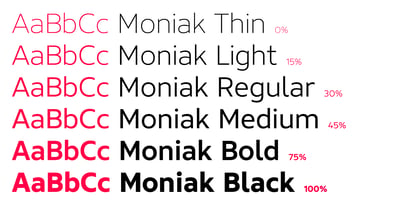 Moniak Sans Font Poster 3