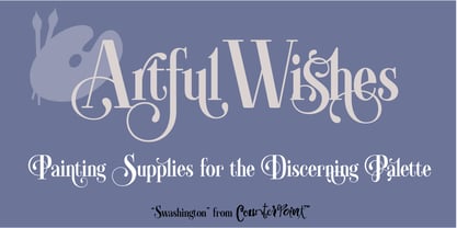 Swashington Font Poster 2