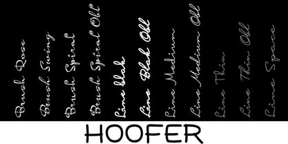 Hoofer Font Poster 12