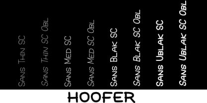 Hoofer Font Poster 14