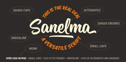 Sanelma Font Poster 1