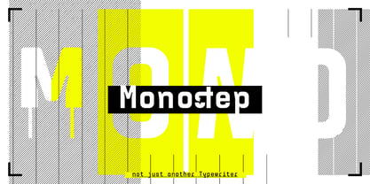 Monostep Font Poster 1
