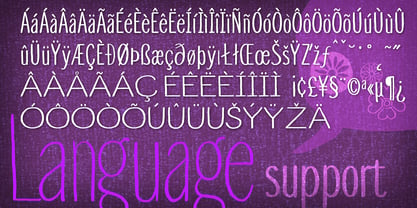 Touch Tone Font Poster 7