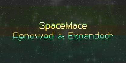 SpaceMace Font Poster 1