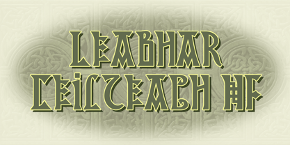 Leabhar Ceilteach NF Font Poster 1