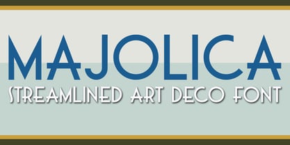 Majolica Font Poster 1