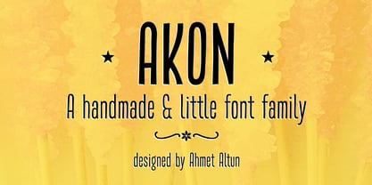 Akon Font Poster 1