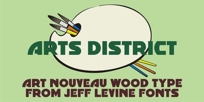 Arts District JNL Font Poster 1
