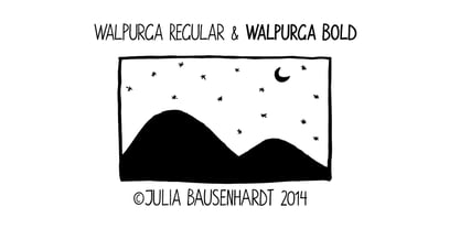 Walpurga Font Poster 11