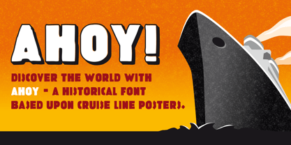 Ahoy Font Poster 1