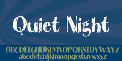 Quiet Night Fuente Póster 1