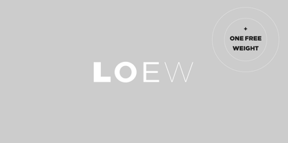 Loew Font Poster 1