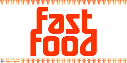 Fast Food Font Poster 1