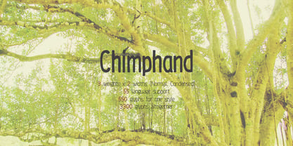 Chimphand Font Poster 9