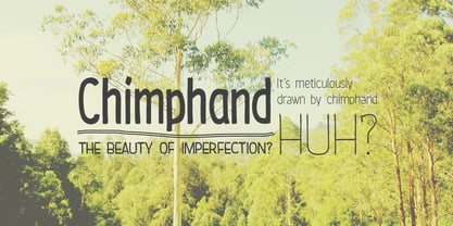 Chimphand Font Poster 1