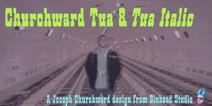 Churchward Tua Font Poster 1