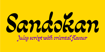 Sandokan Font Poster 1