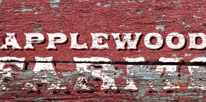 Applewood Font Poster 5