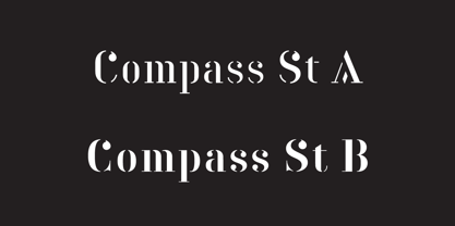 Compass St Font Poster 4