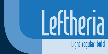 Leftheria Font Poster 6