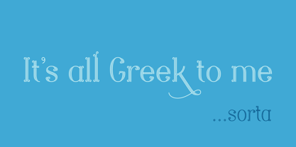 Delphi Font Poster 4