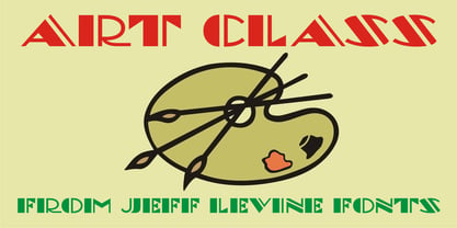 Art Class JNL Font Poster 1