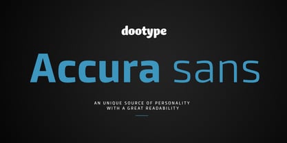 Accura Font Poster 1