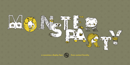 Monster Party Fuente Póster 1